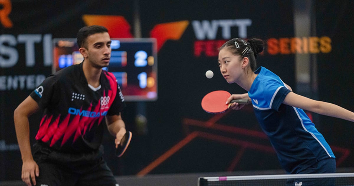 USA TableTennis Amy Wang & Nikhil Kumar Finalists in Mixed Doubles